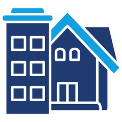Property Flat Blue Icon