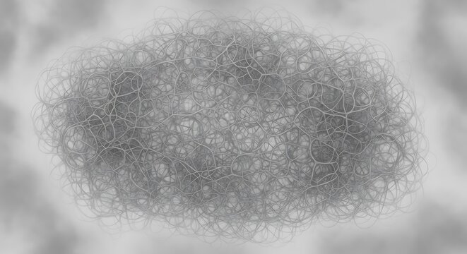 Abstract Cluster of Letters. - Powered by Adobe