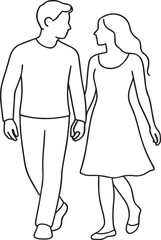 human couple vector design