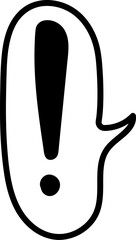 Exclamation Mark with Speech Bubble