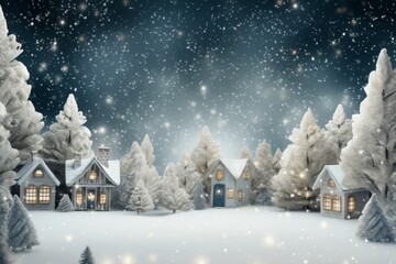 Fototapeta premium festive winter christmas background