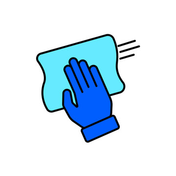 Icon a wipe, isolated against a clean background.
