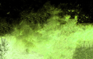Green and black grunge background creating dramatic effect