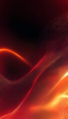 Dynamic Abstract Design with Flowing Red Waves and Smooth Gradient Textures for Modern Templates