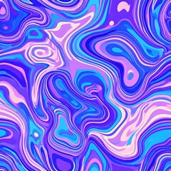 Vibrant swirls of iridescent purple, blue, and pink create a mesmerizing abstract pattern.