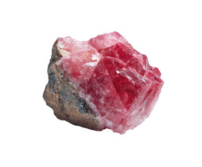 Pink mineral cluster, rough edges