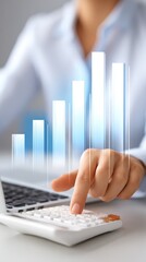 Woman calculating finances, a detailed look at budgeting, savings, and financial planning for achieving economic goals.