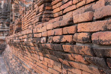 old brick wall pattern background 