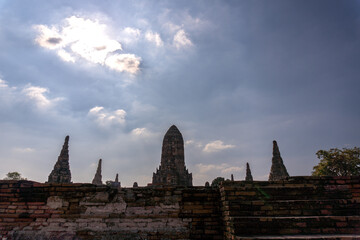 wat phra si sanphet temple ayutthaya thailand