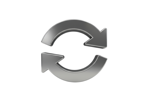 Isolated Refresh Arrows for Website, Synchronize Sign for Web, Circle, Circular Motion Icon