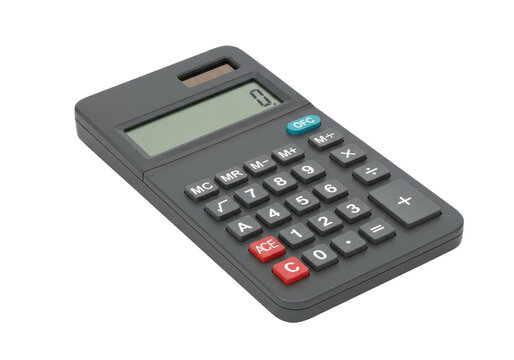 Isolated business calculator for doing accounting and arithmetic or working out financials