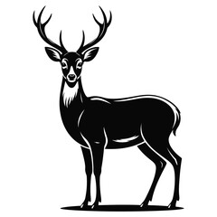 deer silhouette vector
