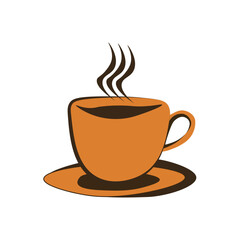 Coffe V2 Autumn Vector Single Icon – EPS10, Flat Illustration