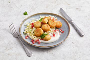 Potato and cabbage croquettes