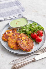 Mediterranean corn cakes