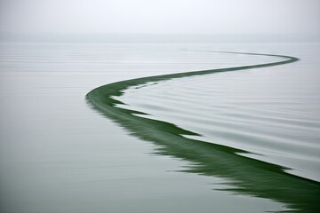 Calm water, a winding path