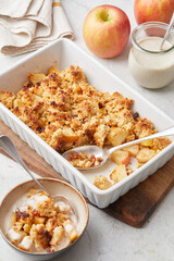 Apple crumble