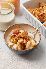 Apple crumble