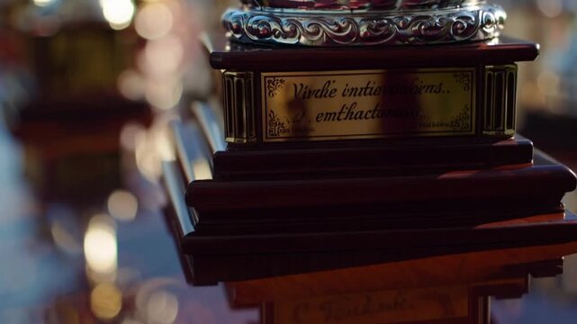 Trophy Cups Awarded to Champions in the Sport of Golf