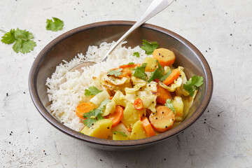 Indian vegetable curry