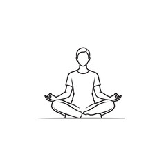 A stylized figure plays an acoustic guitar while walking.