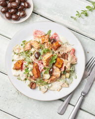 Oil-free pasta salad