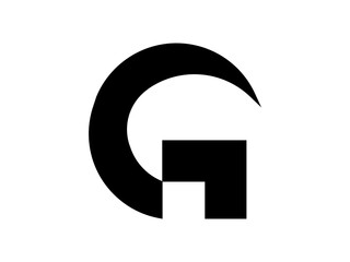 abstract g letter logo design with arrow symbol - creative g logo