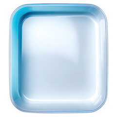 Smooth Blue Plate with Glossy Finish for Stylish Food Presentation and Elegant Dining Experiences