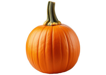 Obraz premium Orange pumpkin Isolated on transparent or white background