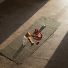 Wood and caution signs are used to warn people of a slippery floor on a construction road