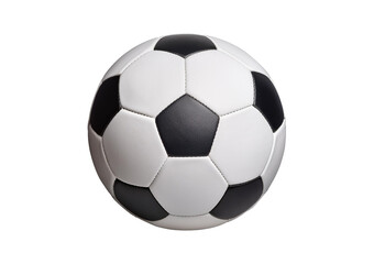 Fototapeta premium Soccer ball 3D, isolated on a transparent or white background