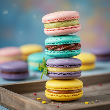 A stack of colorful macaron macaron macaron macaron macaron macaron macaron macaron mac macaron macaron macaron macaron macaron macaron macaro