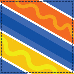 Fun colorful seamless pattern. Creative 90s style geometric shape background for children or trendy design with bright shapes. posters, covers, banners, or branding.