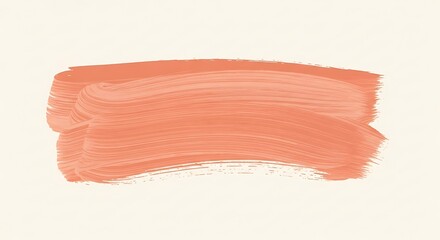 Coral Orange Paint Swatch Close Up.