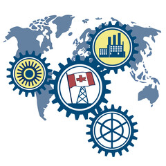 vector illustration of the world map