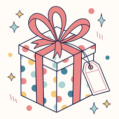 gift box with ribbon