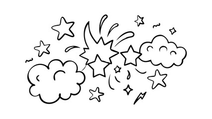 Comic Book Speech Bubbles doodle talk