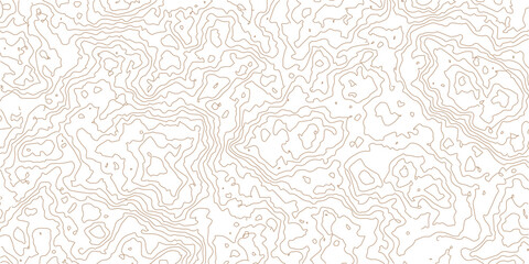 Topographic gold luxury map background. Geographic abstract pattern. The topo contour or wallpaper. Mountain trail terrain or path. Vector illustration.