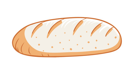 Whole wheat loaf with scoring bread artisan