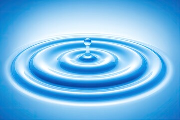 Water drop impact, concentric ripples (1)