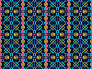 レトロフューチャーなオリエンタルパターン3