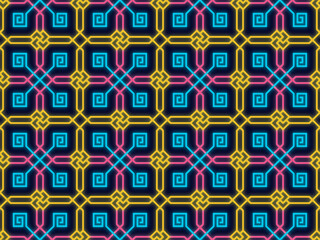 レトロフューチャーなオリエンタルパターン1