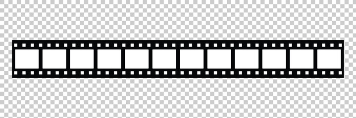 Filmstrip Icon Collection – Camera, Movie, and Media Frame Vector Design.