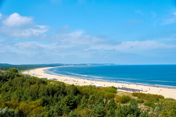 Swinemünde. Strand von Oben. 