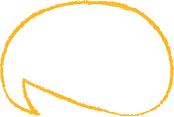 Grunge Speech Bubble Outline