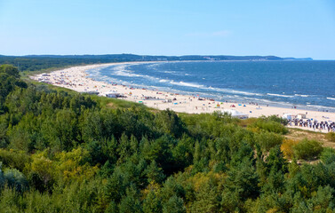 Swinem&uuml;nde. Strand von Oben. 	