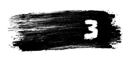 Abstract grayscale textured brushstroke