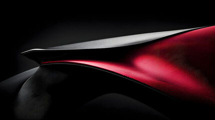 Abstract Red And Black Automotive Design Element