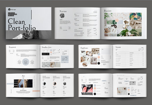 Clean Portfolio Layout