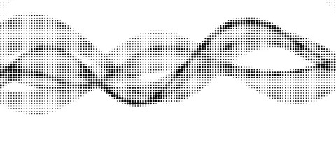 Dotted halftone gradient texture. Vanishing polka dot background. Repeating dots gradation pattern background. Black fading comic pop art overlay backdrop. Raster effect wallpaper